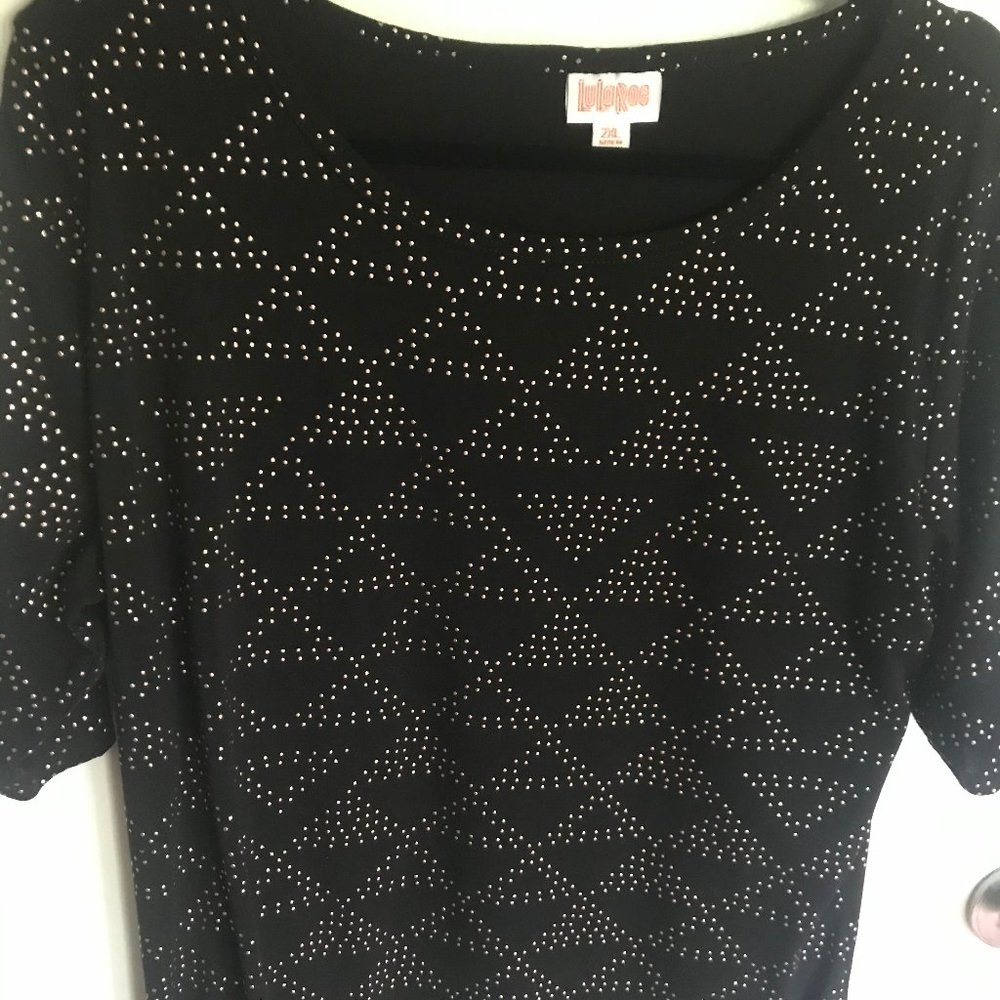 Lularoe Gigi 2XL Black from Elegant Collection EUC